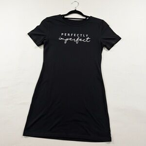 Perfectly Imperfect Black Women’s T-Shirt Dress